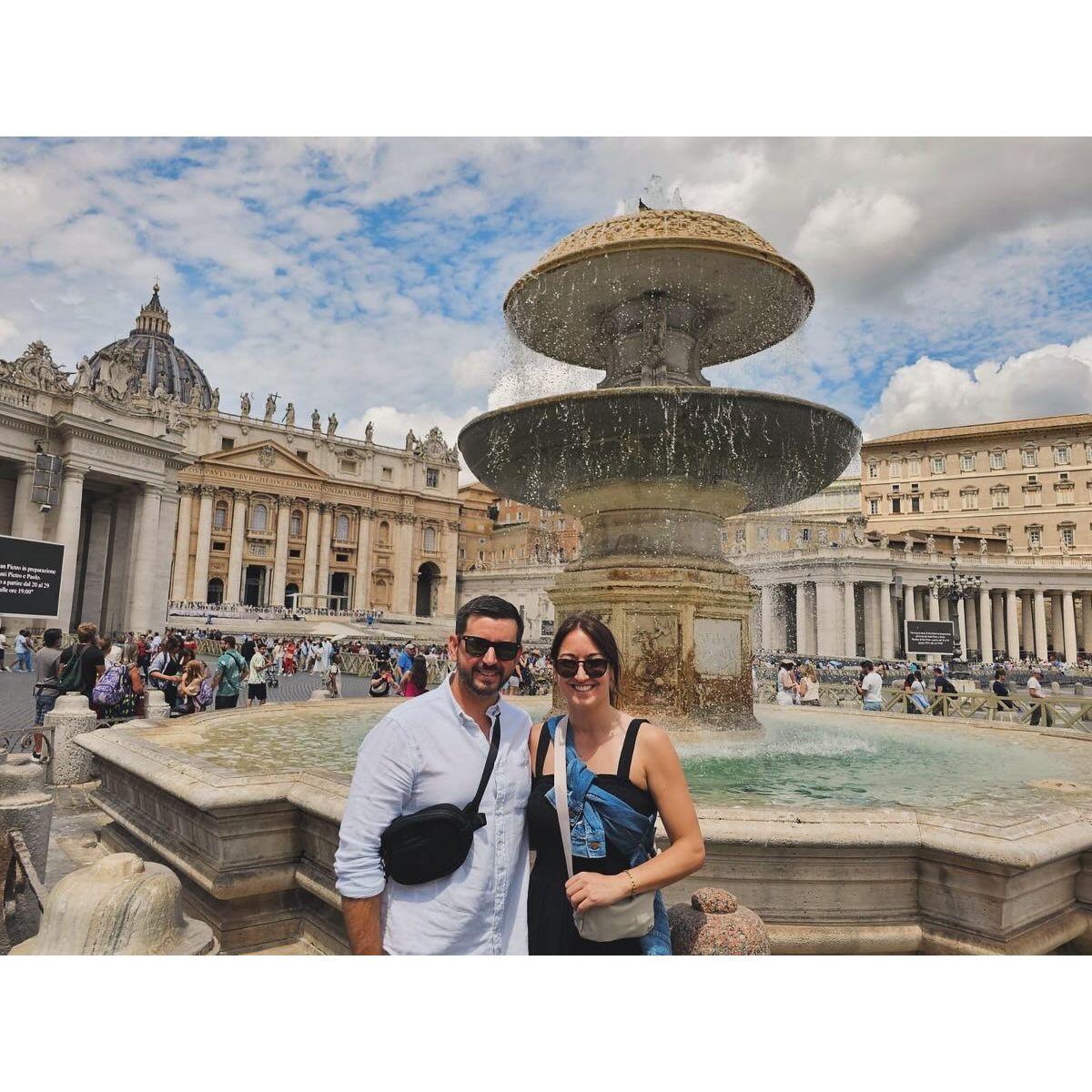 Melissa's first time to the Vatican