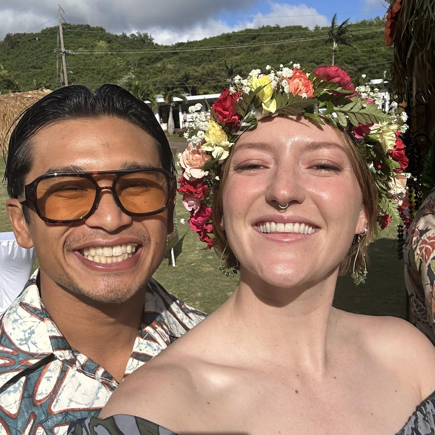 Attending Noah's cousin's beautiful graduation party
