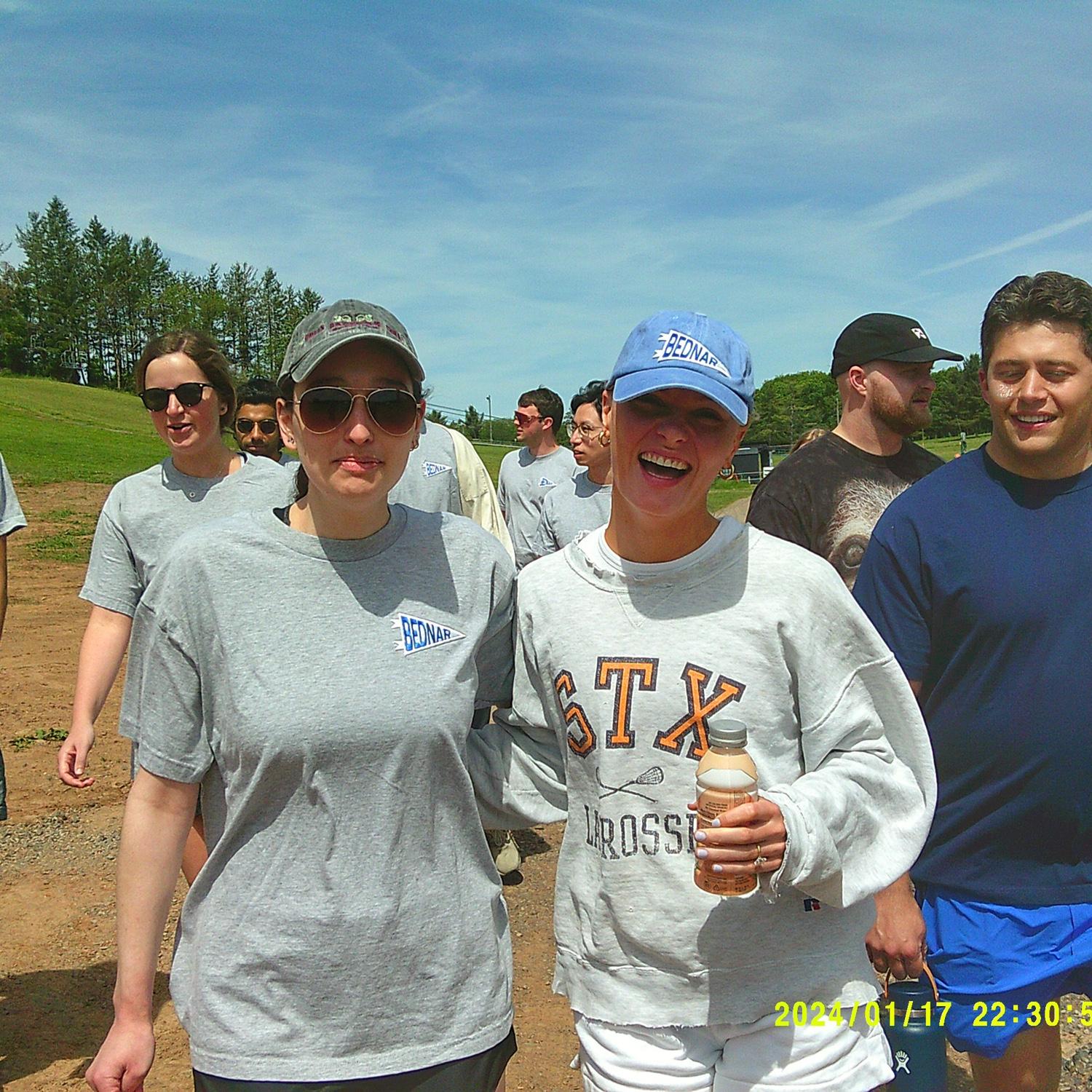 Camp Bednar 2024: Our joint bachelor/ette weekend in Deep Creek! (Lucy and bridesmaid/childhood friend Lenna)