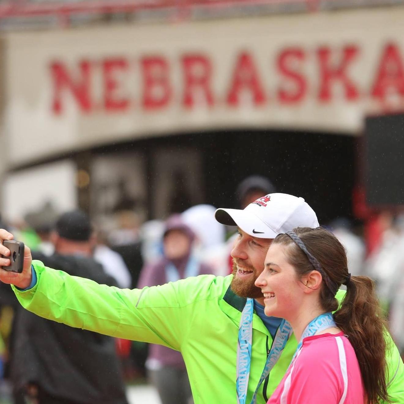 After running the Nebraska Half Marathon in Lincoln, NE. 2016