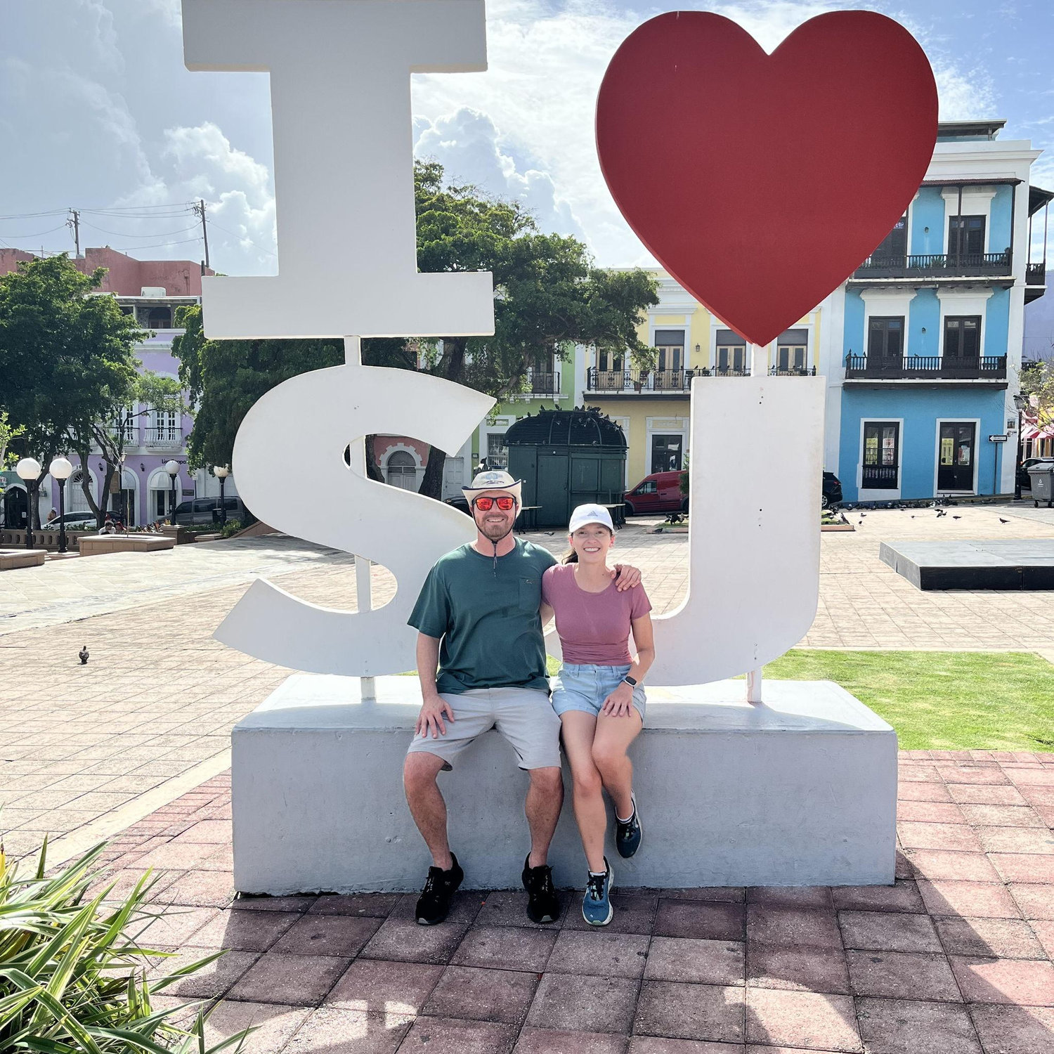 Had to get the photo opp in sunny Old San Juan, Puerto Rico.