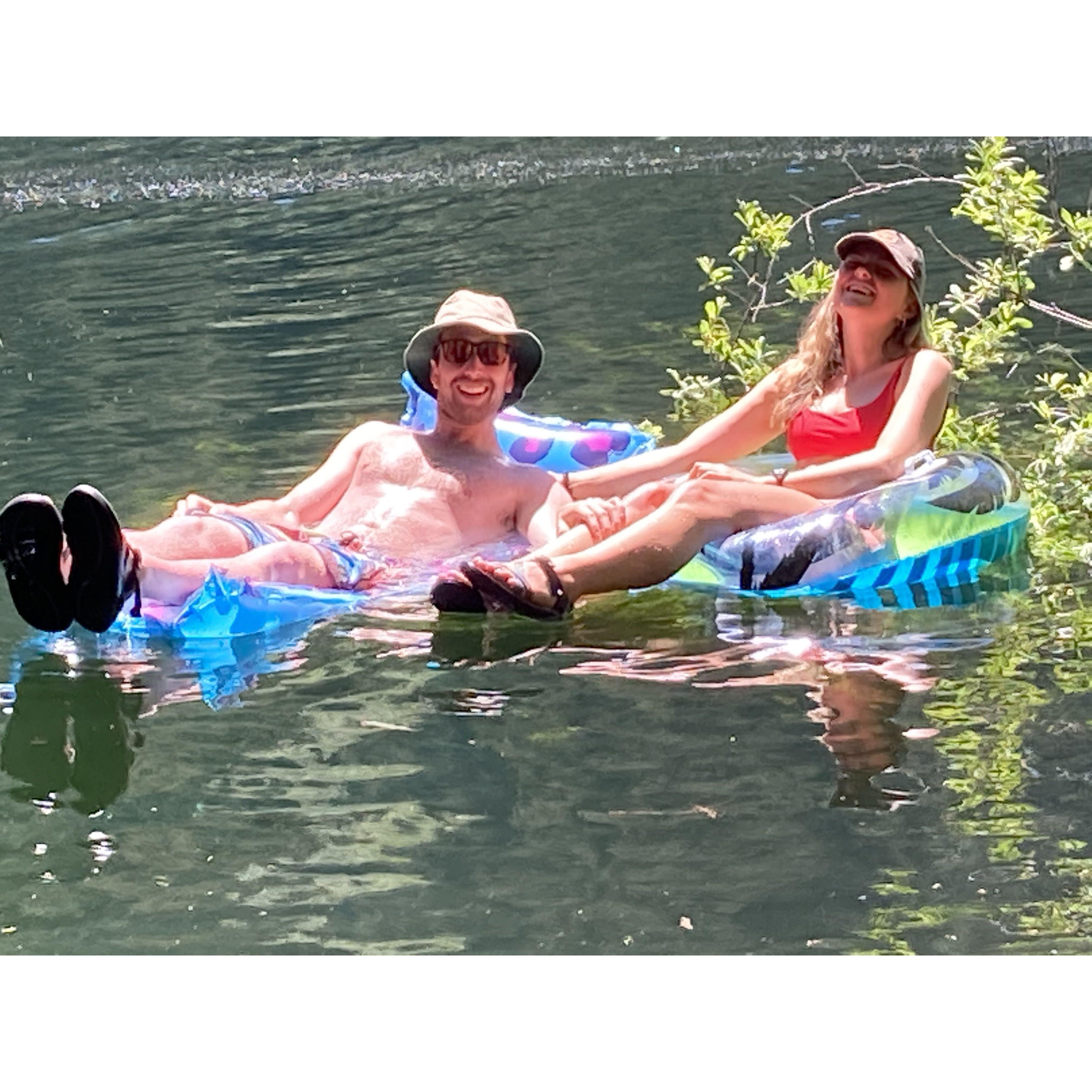 Surviving the Seattle 2021 heatwave at slide lake