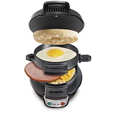 Hamilton Beach Breakfast Sandwich Maker, Black (25477)