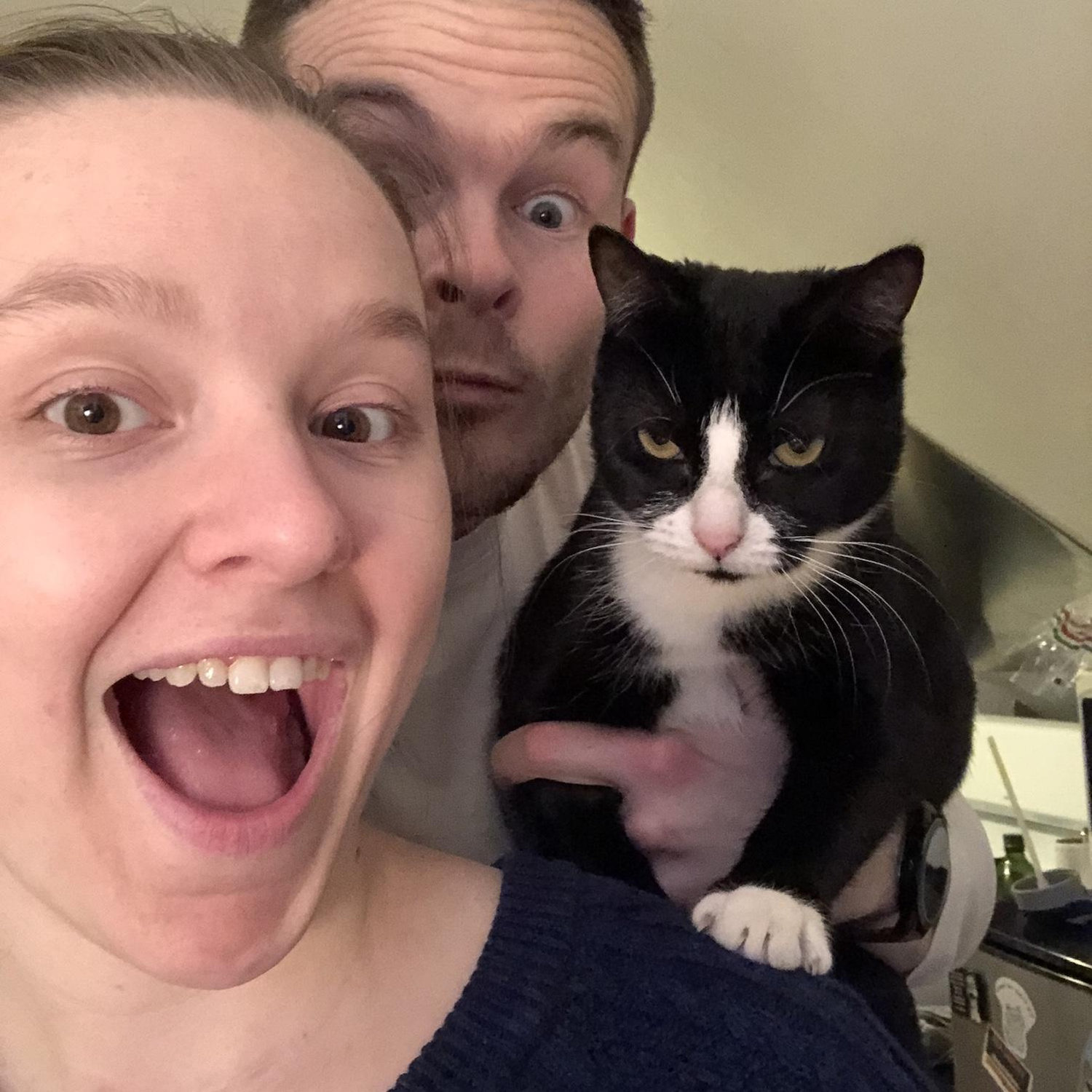 Meet Betty, who despite her look, is very pleased in this picture.