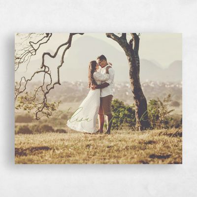 Marsh Green Wedding Save the Date - Marlow Landscape
