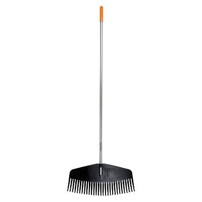 Fiskars® 67" Leaf Rake with 24" width