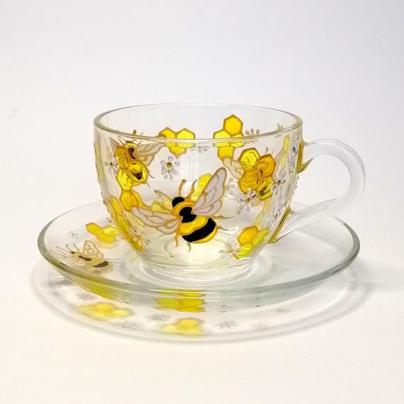 Bee Teacup & Saucer Set