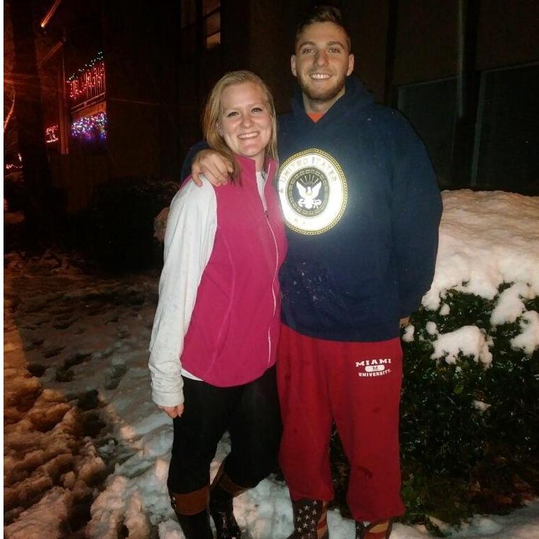 First snow day at the apartment