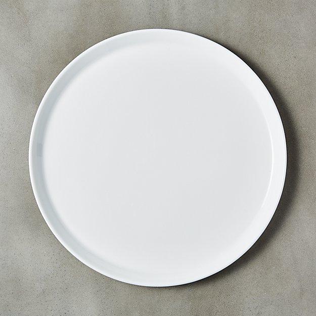 Fade White Bone China Dinner Plate