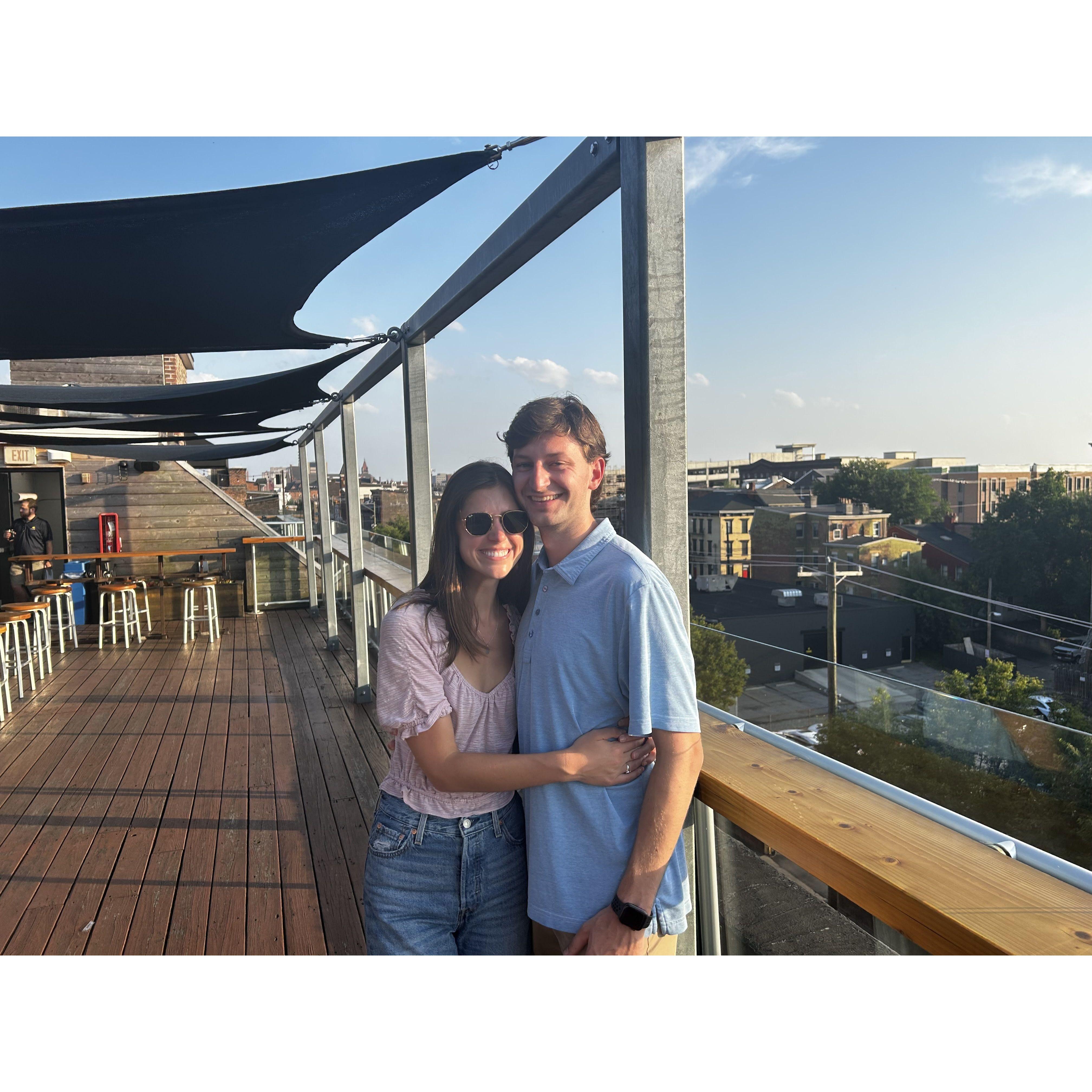 Hanging out at Rhinegeist in Cincinnati