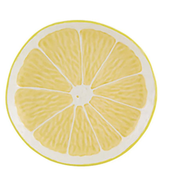 PLATO FRUTA LIMÓN AMARILLO