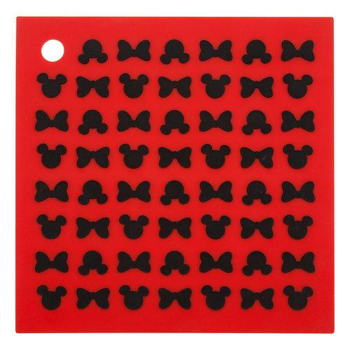 Mickey and Minnie Mouse Icons Colorful Kitchen Silicone Trivet