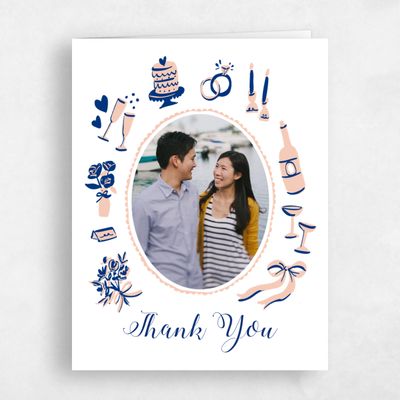 White Wedding Thank You - Remi Photo