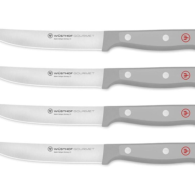 WÜSTHOF Gourmet Grey 4pc Steak Knife