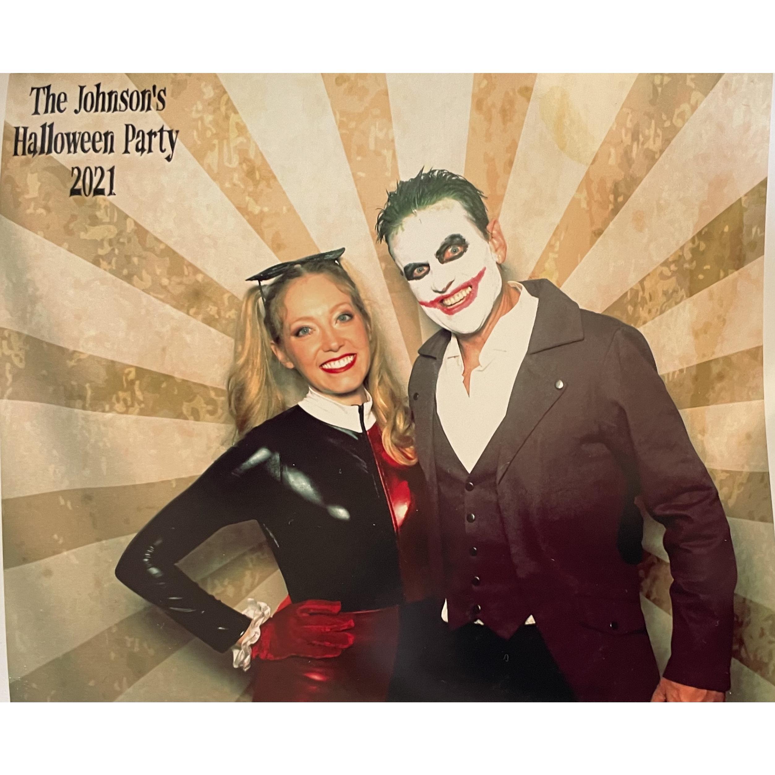 The Joker and Harley Quinn take on Halloween 2021