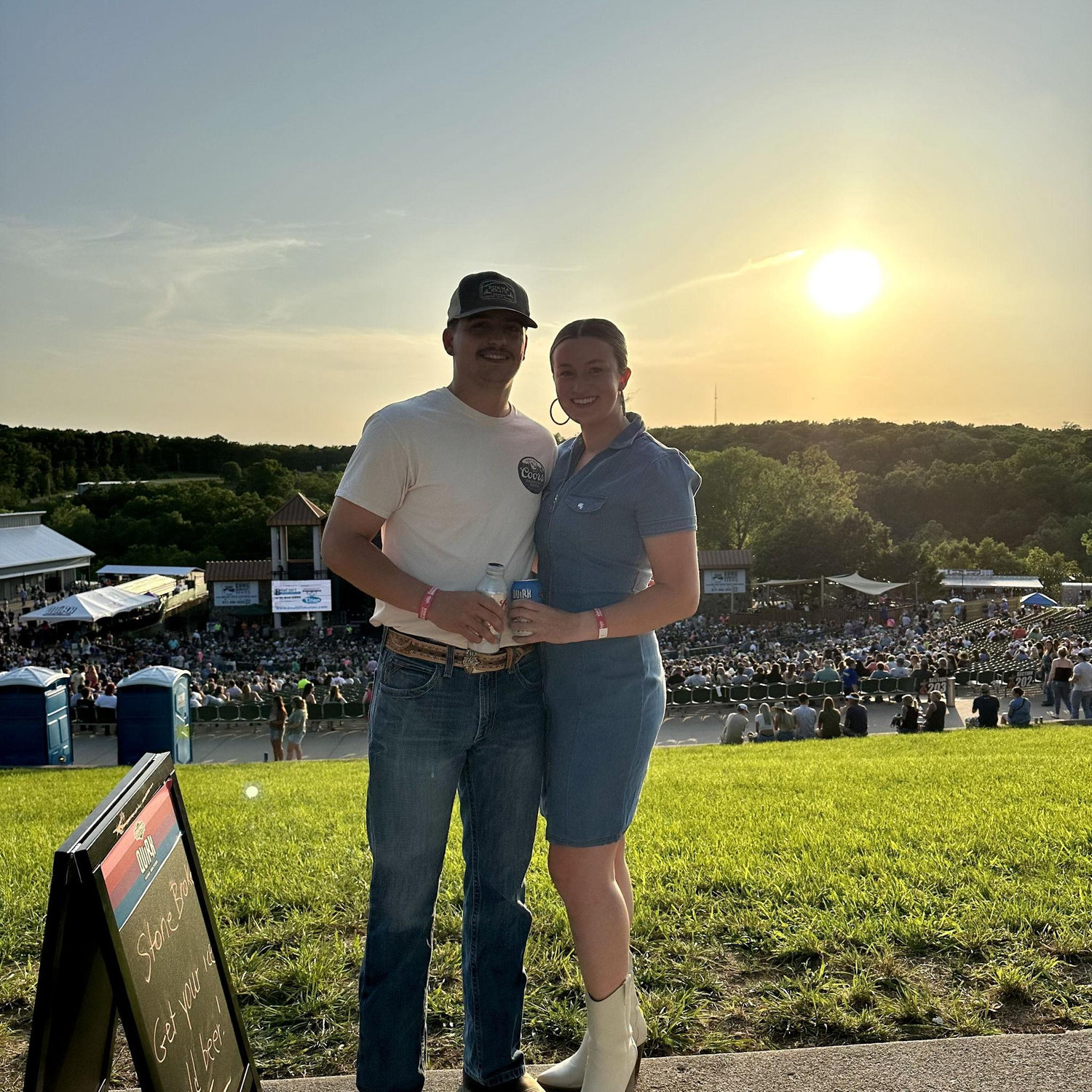 Whiskey Myers concert at the Ozarks Amphitheater on our way out to move to Montana