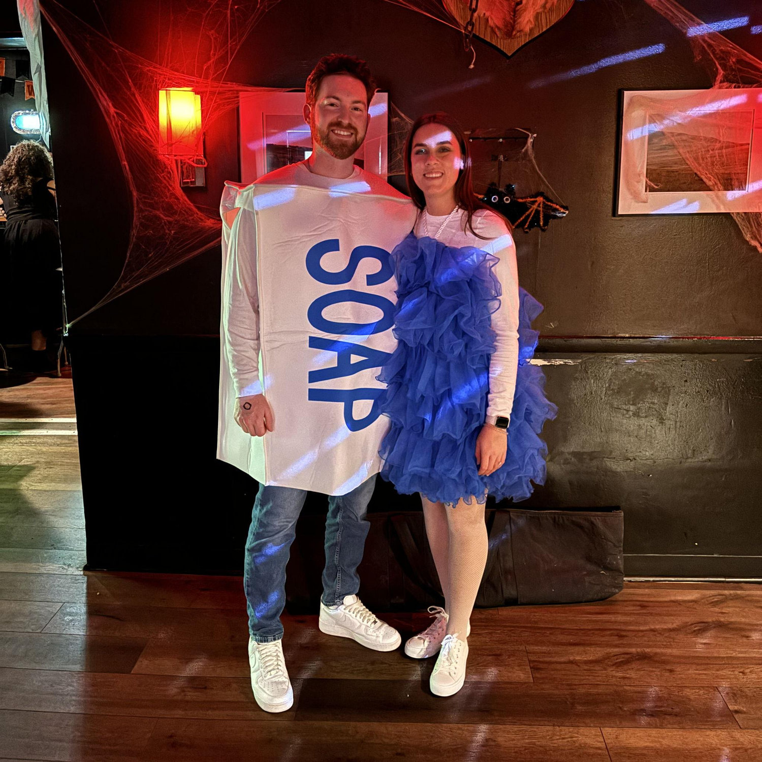 Halloween this year was one of our favorite costumes! We went. tosee our friend's brother play in his band. Photo taken October 30th, 2025.