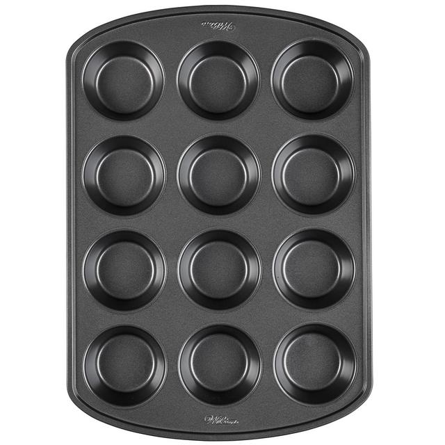 Wilton Perfect Results Premium Non-Stick Bakeware Standard Muffin and Cupcake Pan, 12-Cup Baking Pan