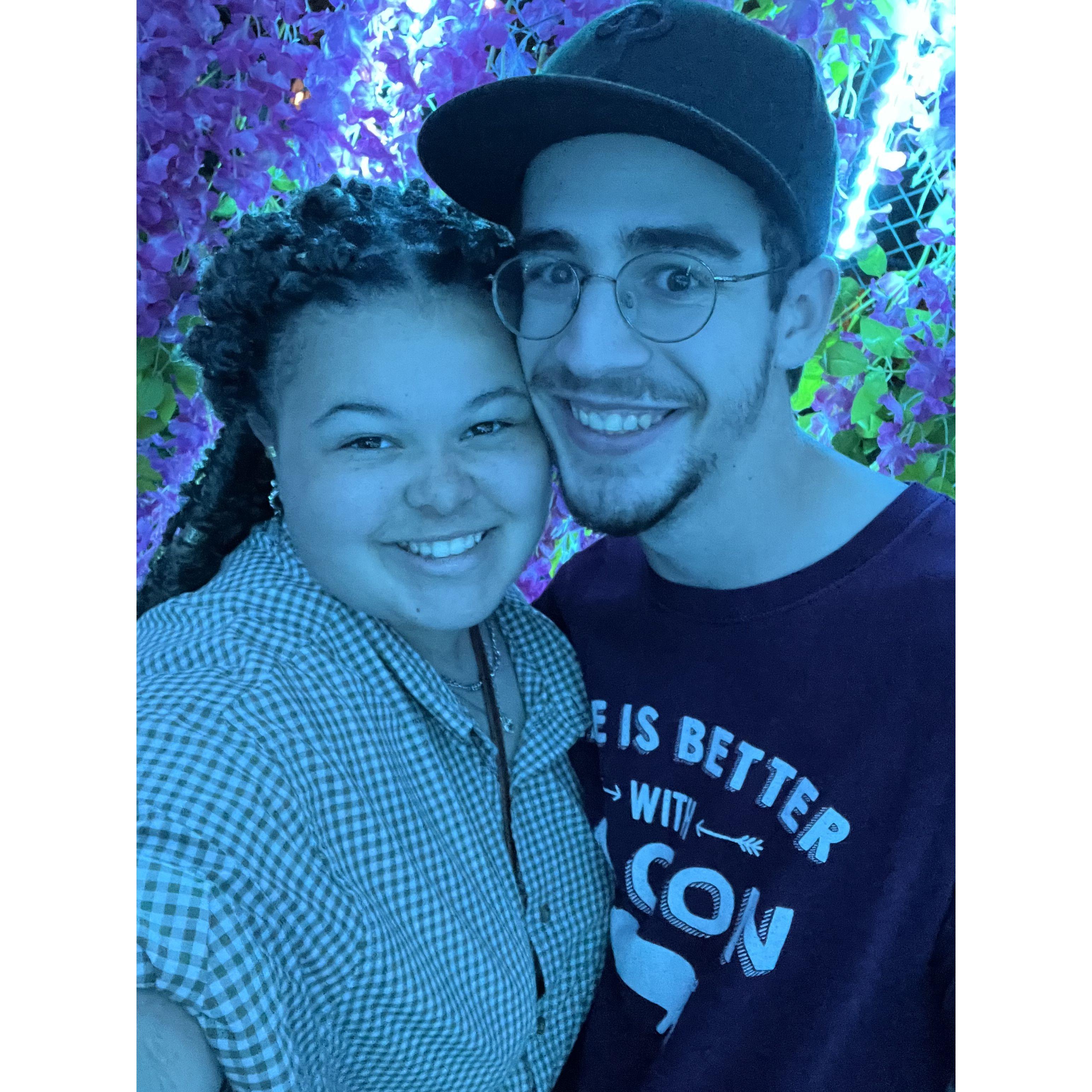 This is when we went to go to the Chinese Lantern Festival in Philly's China Town!