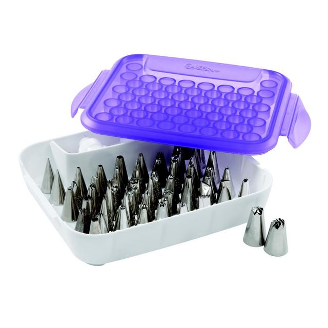 Wilton® Decorate Smart Tip Organizer in Purple/White