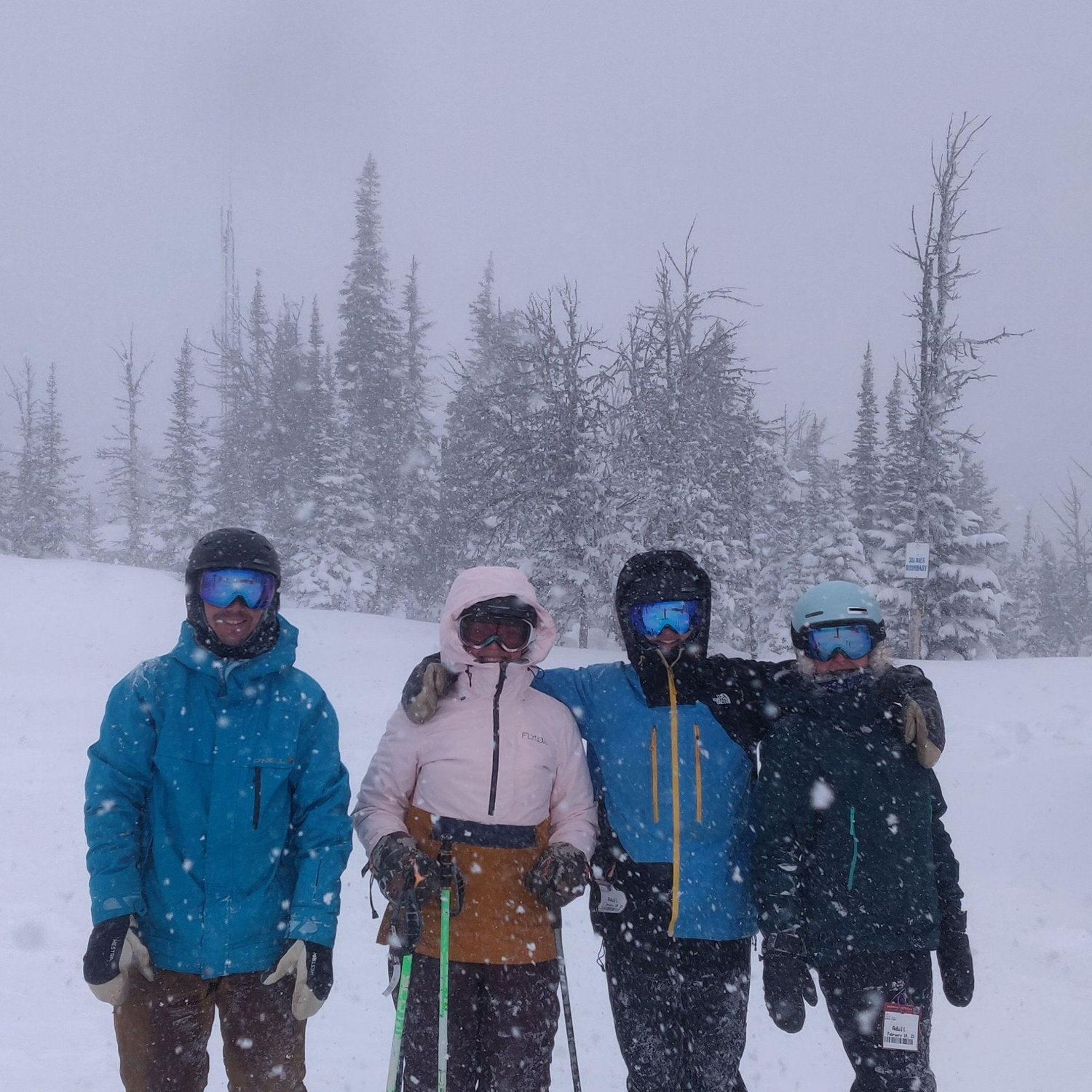 Skiing with Tracee + Meredith
