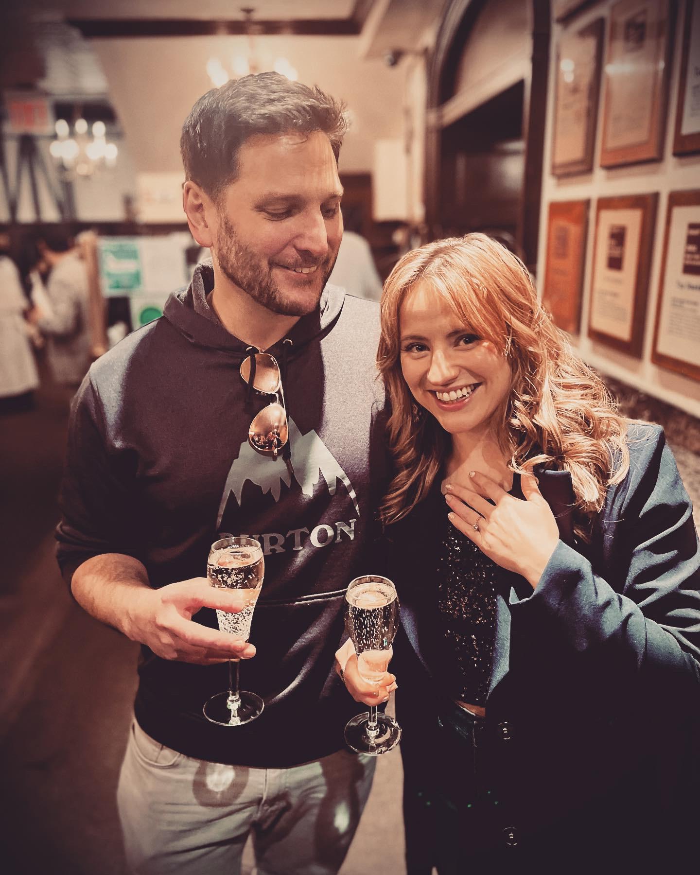 Surprise engagement dinner at Peter Luger's Steakhouse in Brooklyn