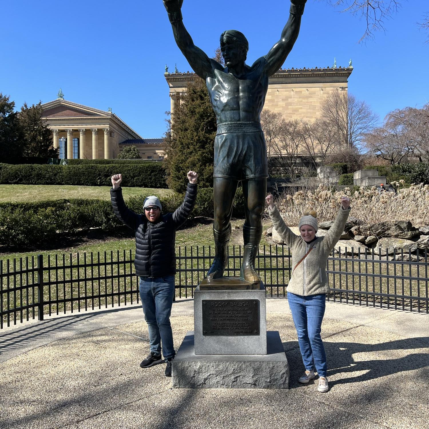 Had to see the Rocky statue!