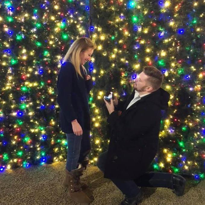 I was so surprised. When he asked me I said OF COURSE I WILL!