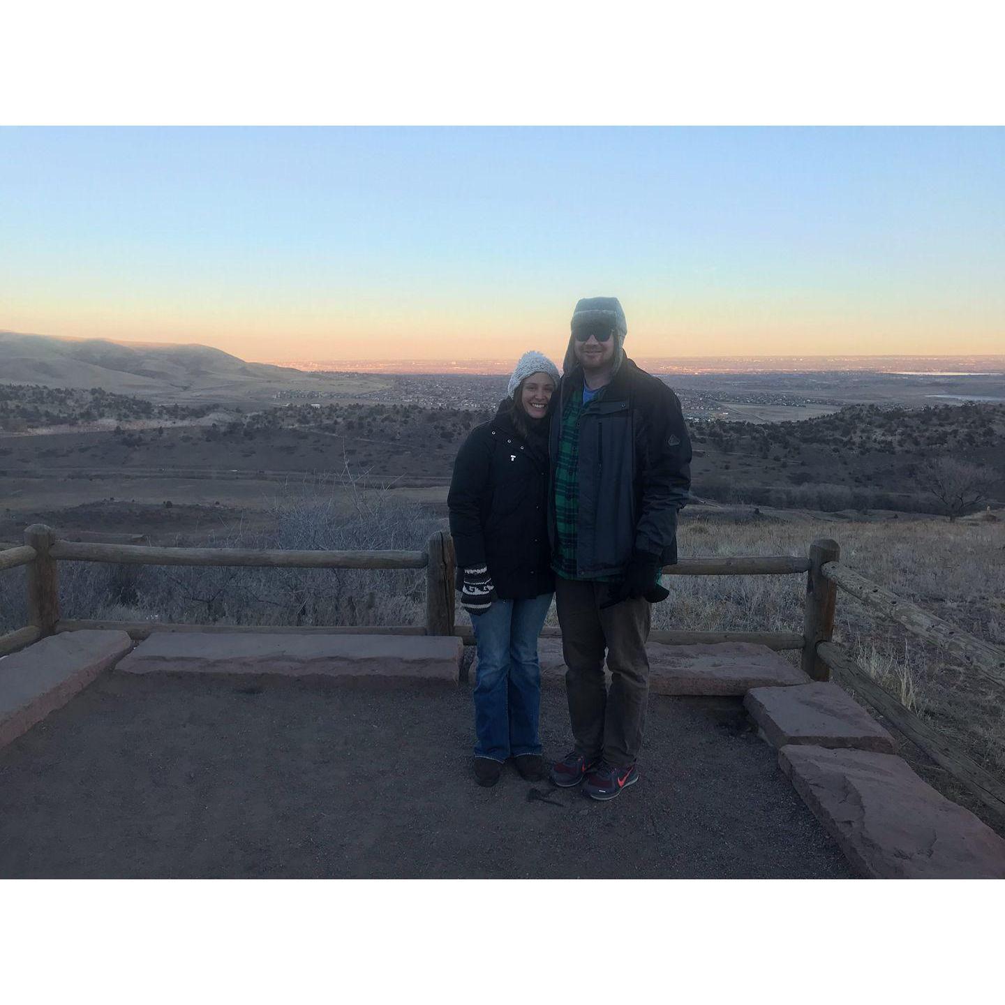 Red Rocks...where Rob learned more about geology than he had anticipated.