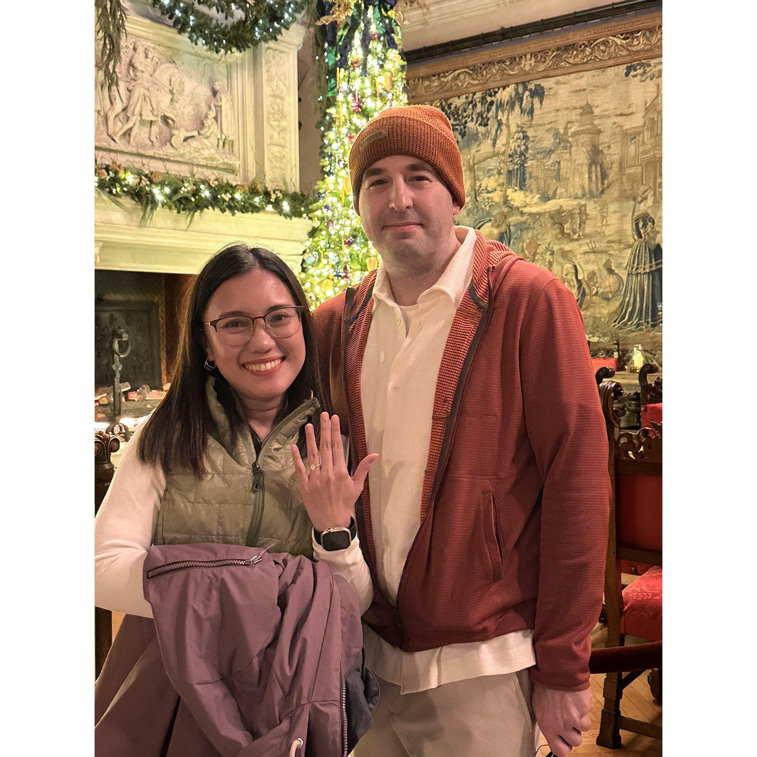 She said YES!