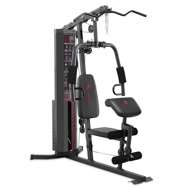 Marcy MWM-988 Multifunction Steel Home Gym 150lb Weight Stack Machine