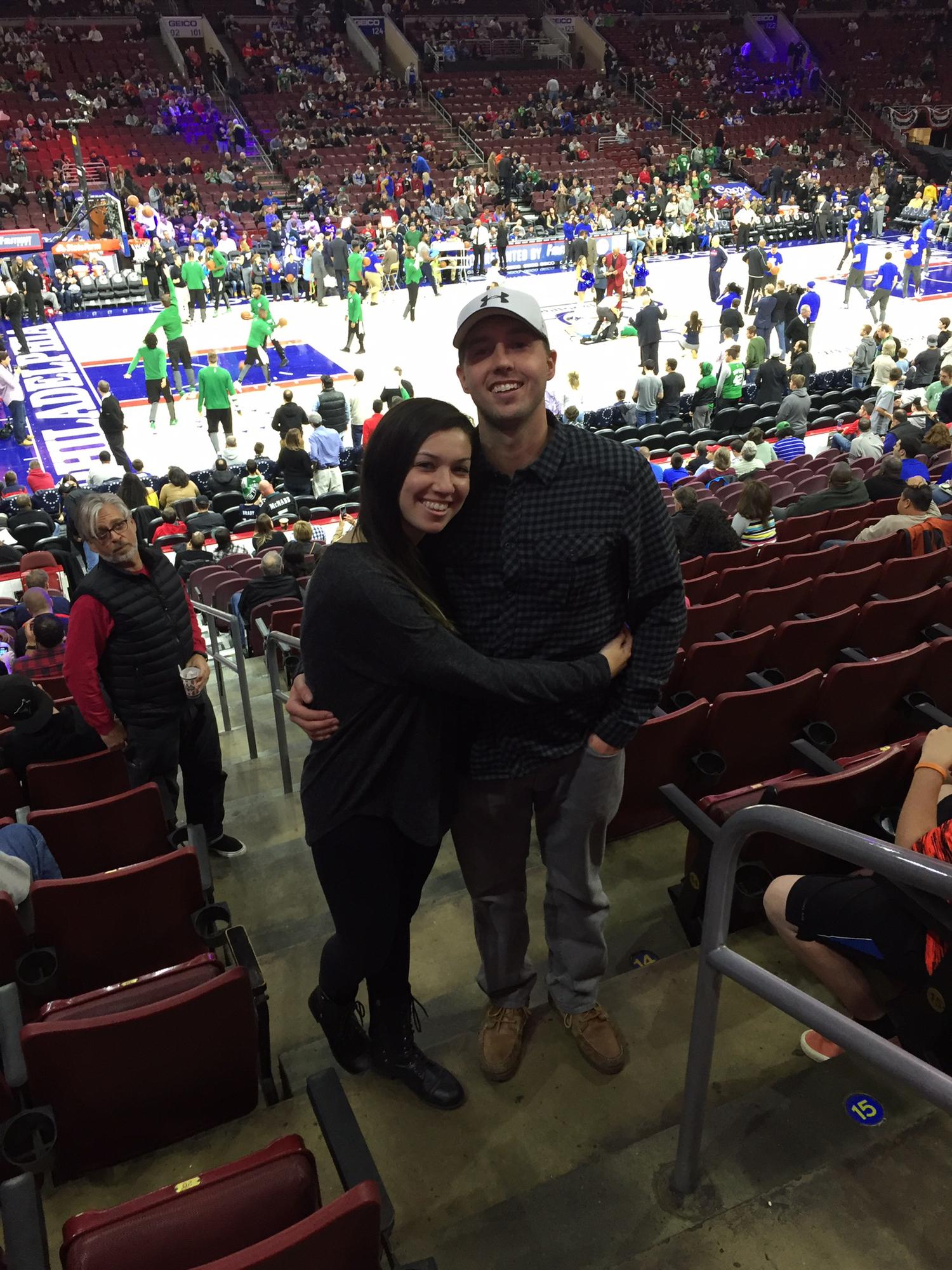 December 2016 76ers game - Philadelphia, PA
