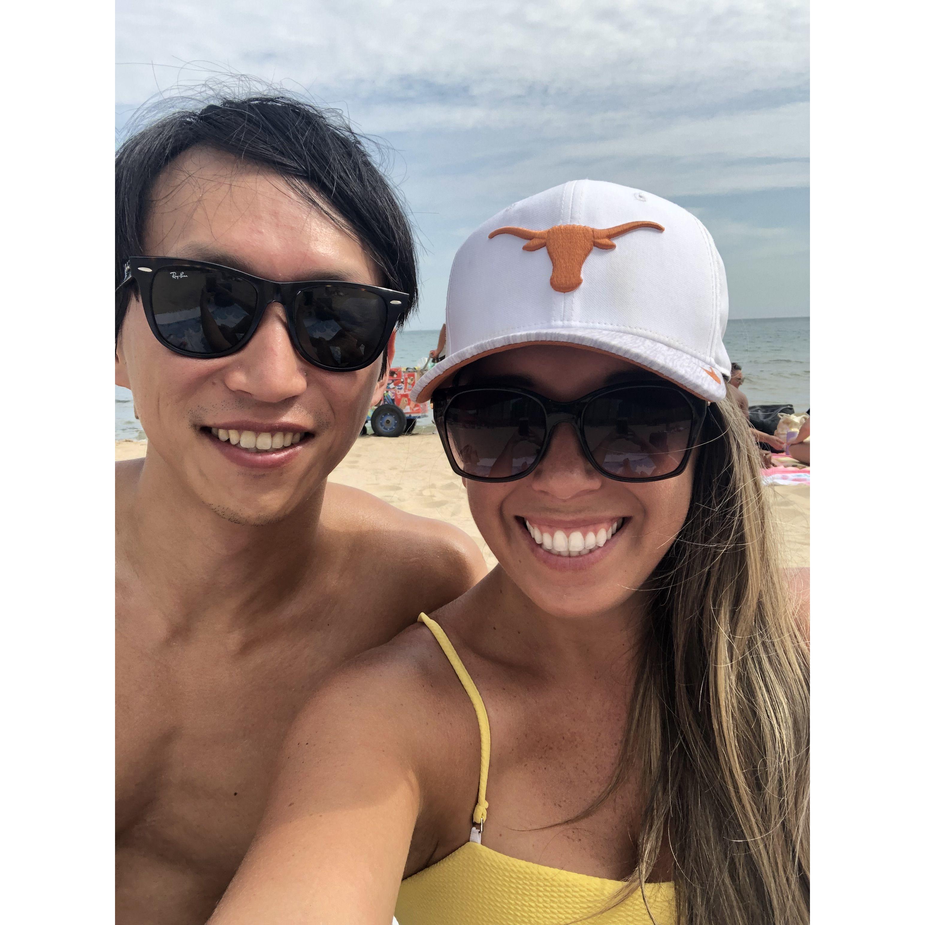 Beach days in Chicago