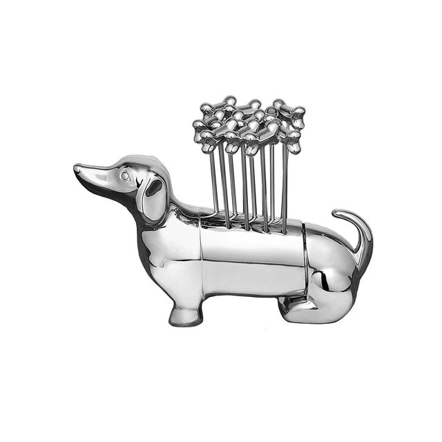 Godinger Dachshund Cocktail Pick Set