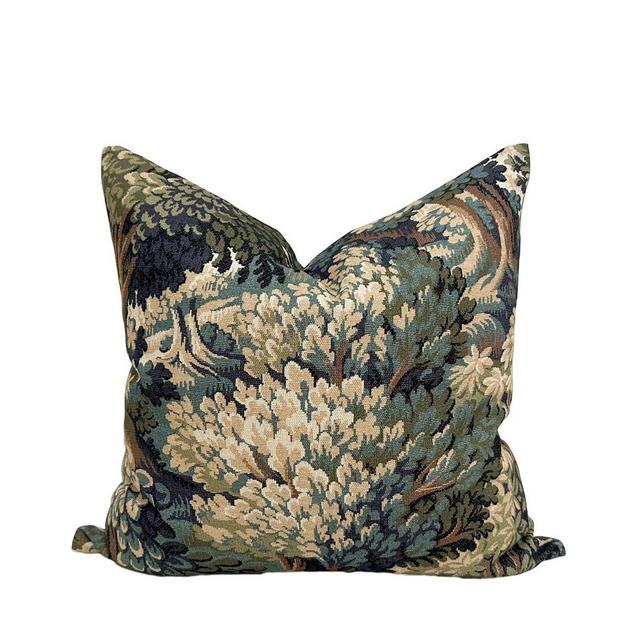 Moody Decor Sofa Pillow Cover Dark Academia Inspired Cushion Dark Cottagecore Throw Pillow Cover Forest Tapestry Decor Decorative Cushion