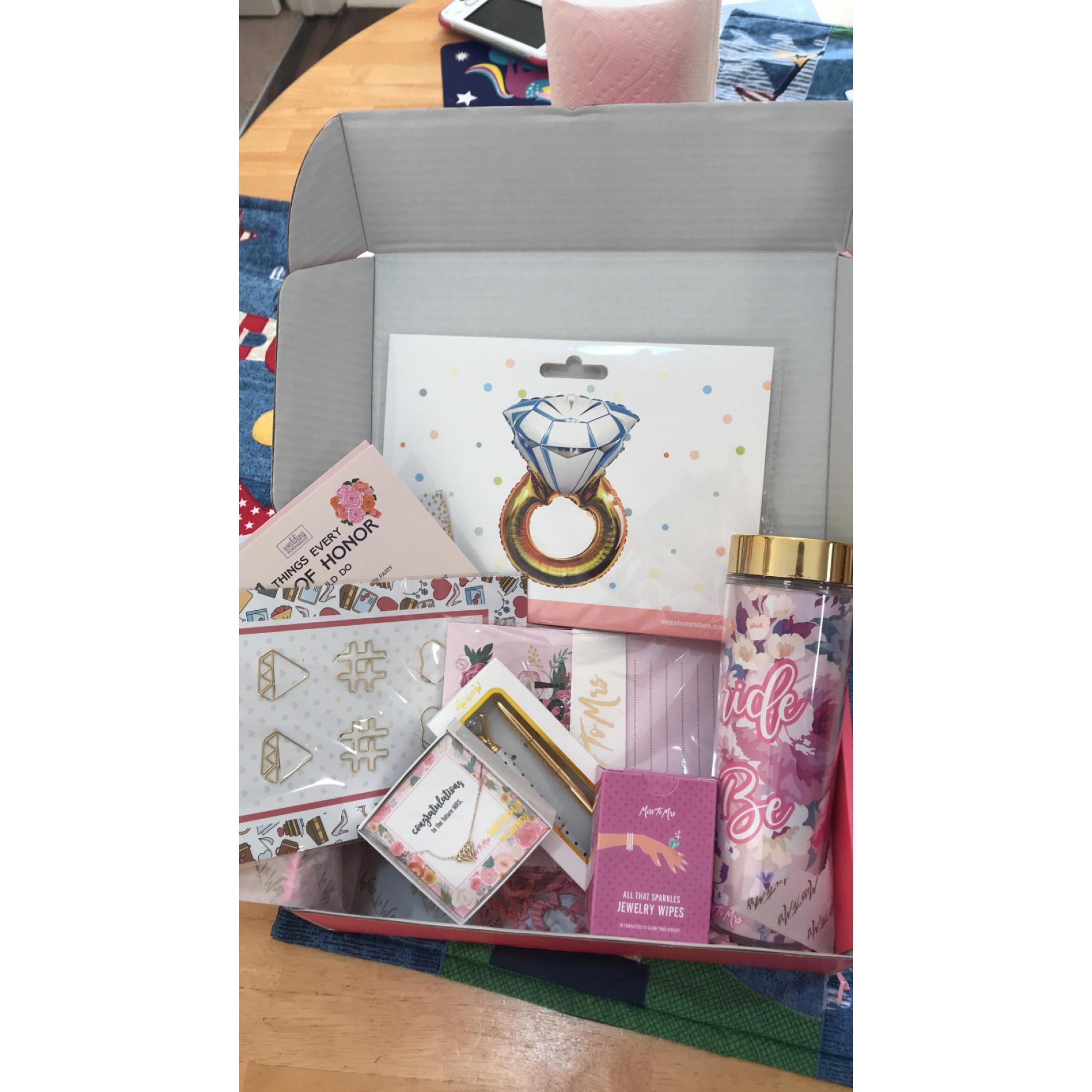 My first Miss to Mrs box 📦 💍