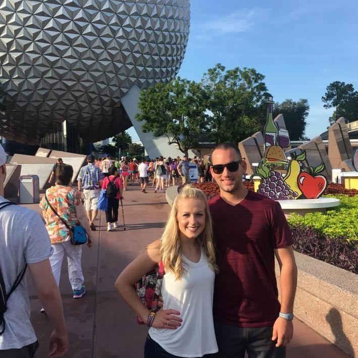Zac & Haleigh's first Disney World trip together. 9/4/2017. @ Epcot, Walt Disney World.