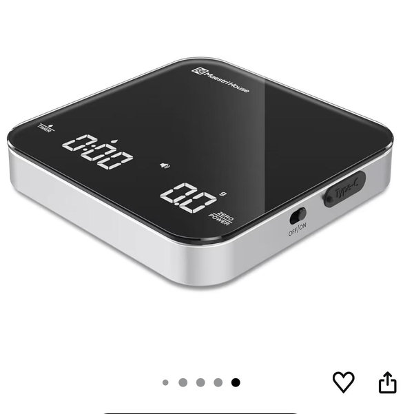Maestri House Mini Coffee Scale- Black&Silver