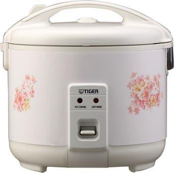 5.5-Cup Rice Cooker and Warmer, Floral White