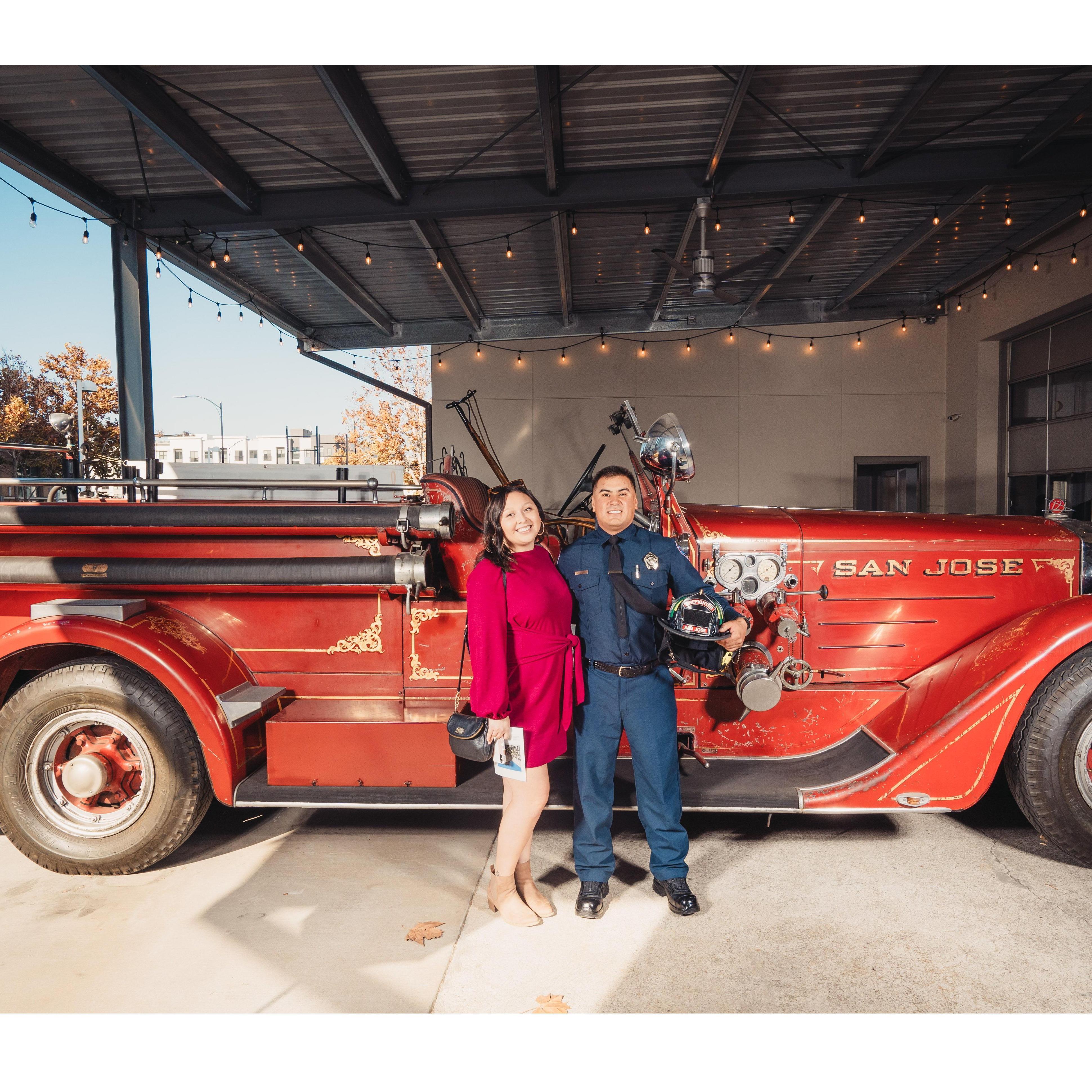 November 2022 - Cristian's SJFD academy graduation!