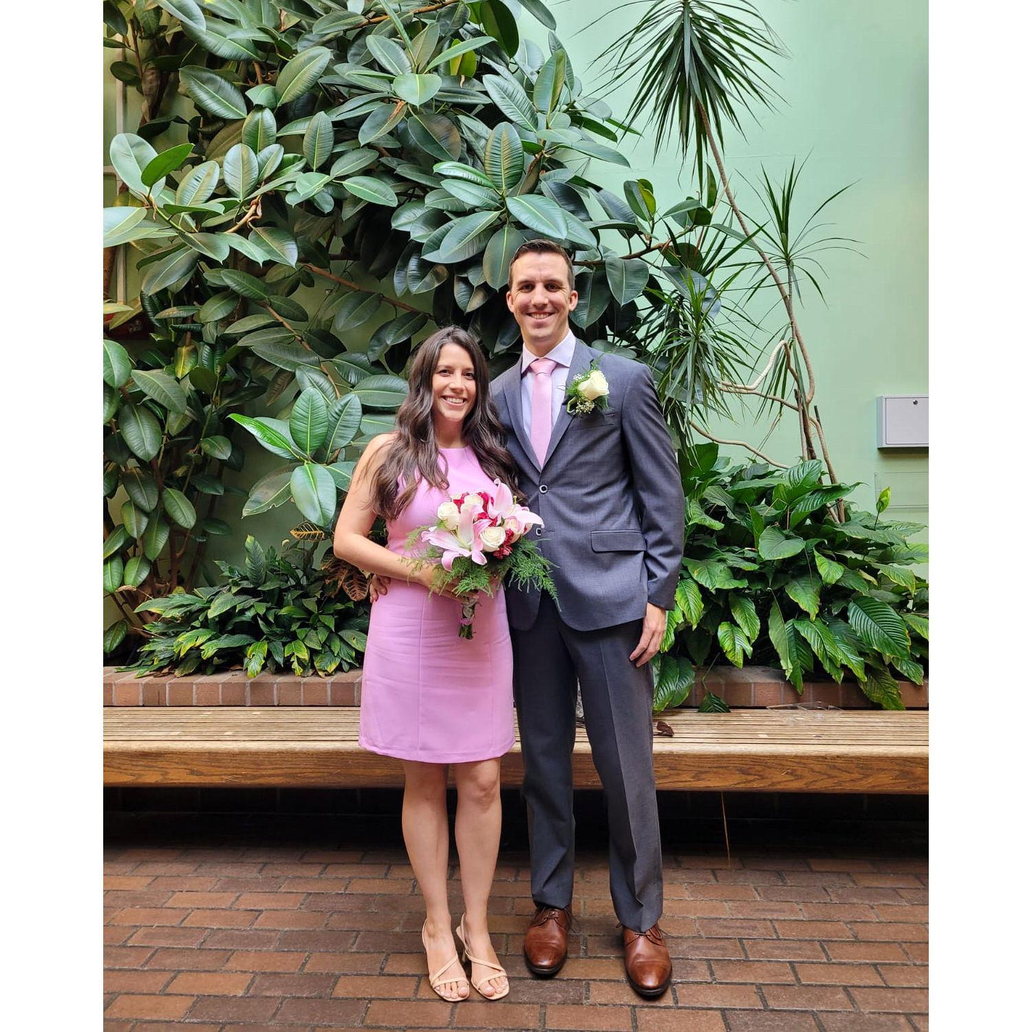 Court House Wedding.