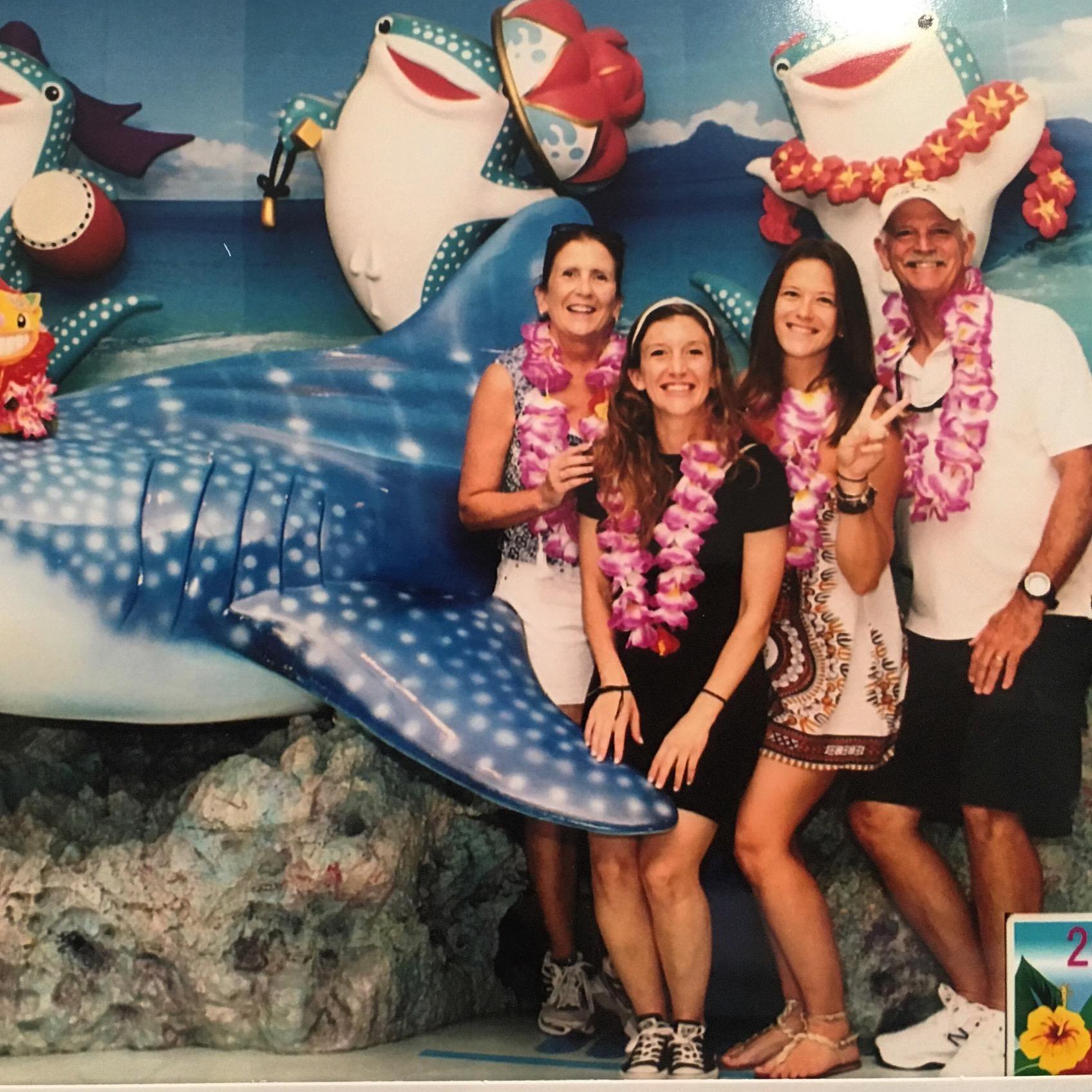 The Burkett Family, Okinawa, Japan, July 2016