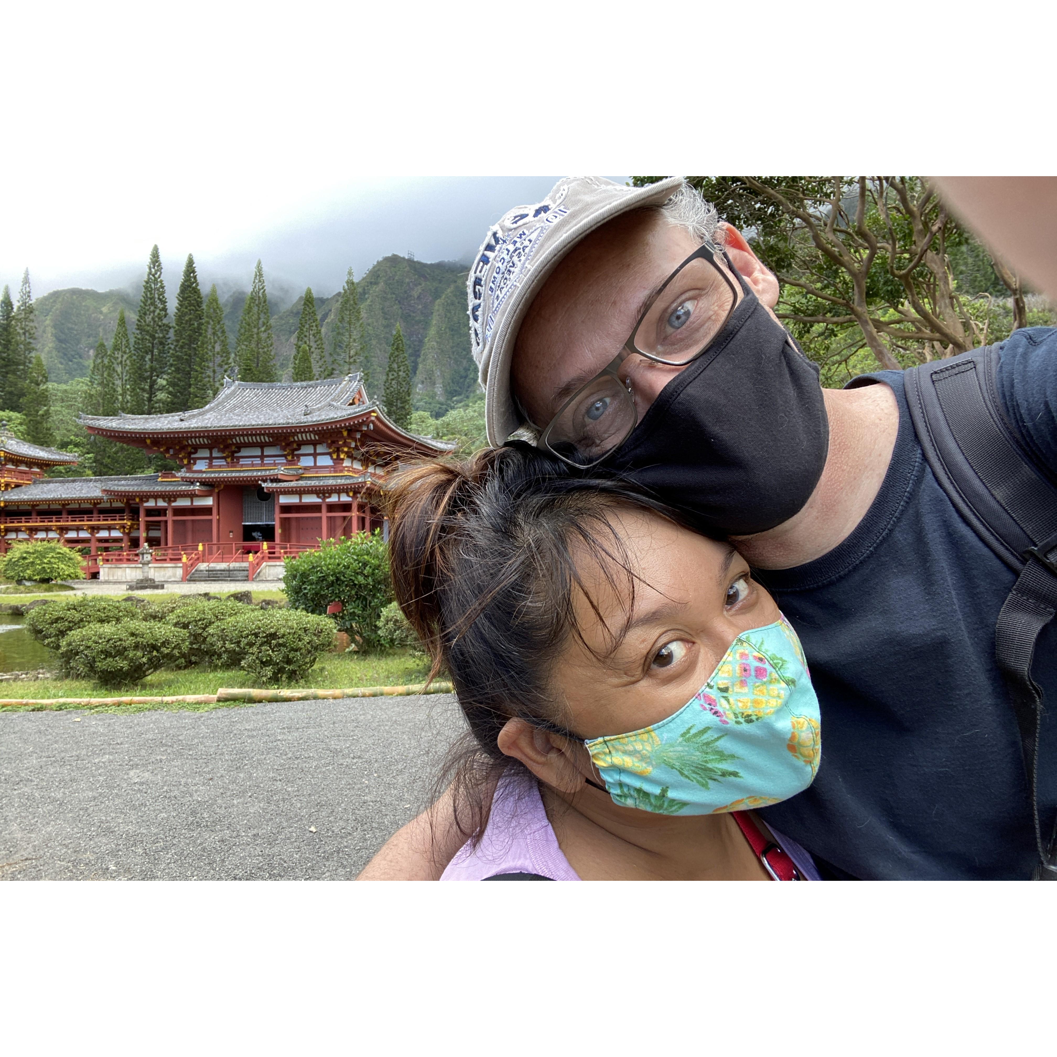 At the Byodo-In Temple