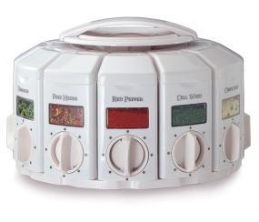 Kitchen Art 25000 Select-A-Spice Auto-Measure Carousel Professional Series, White