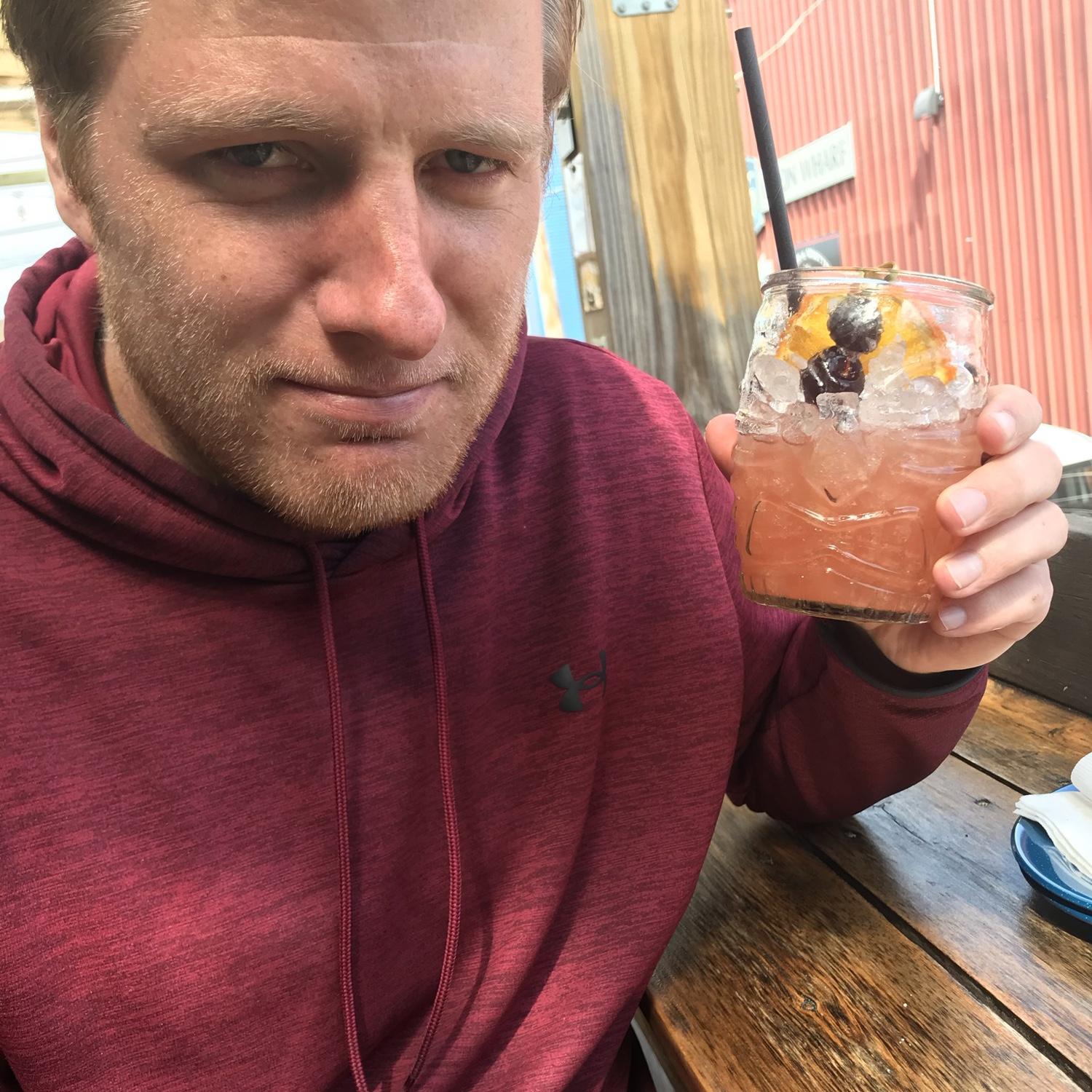 Mike always orders drinks that come in glasses he hates!