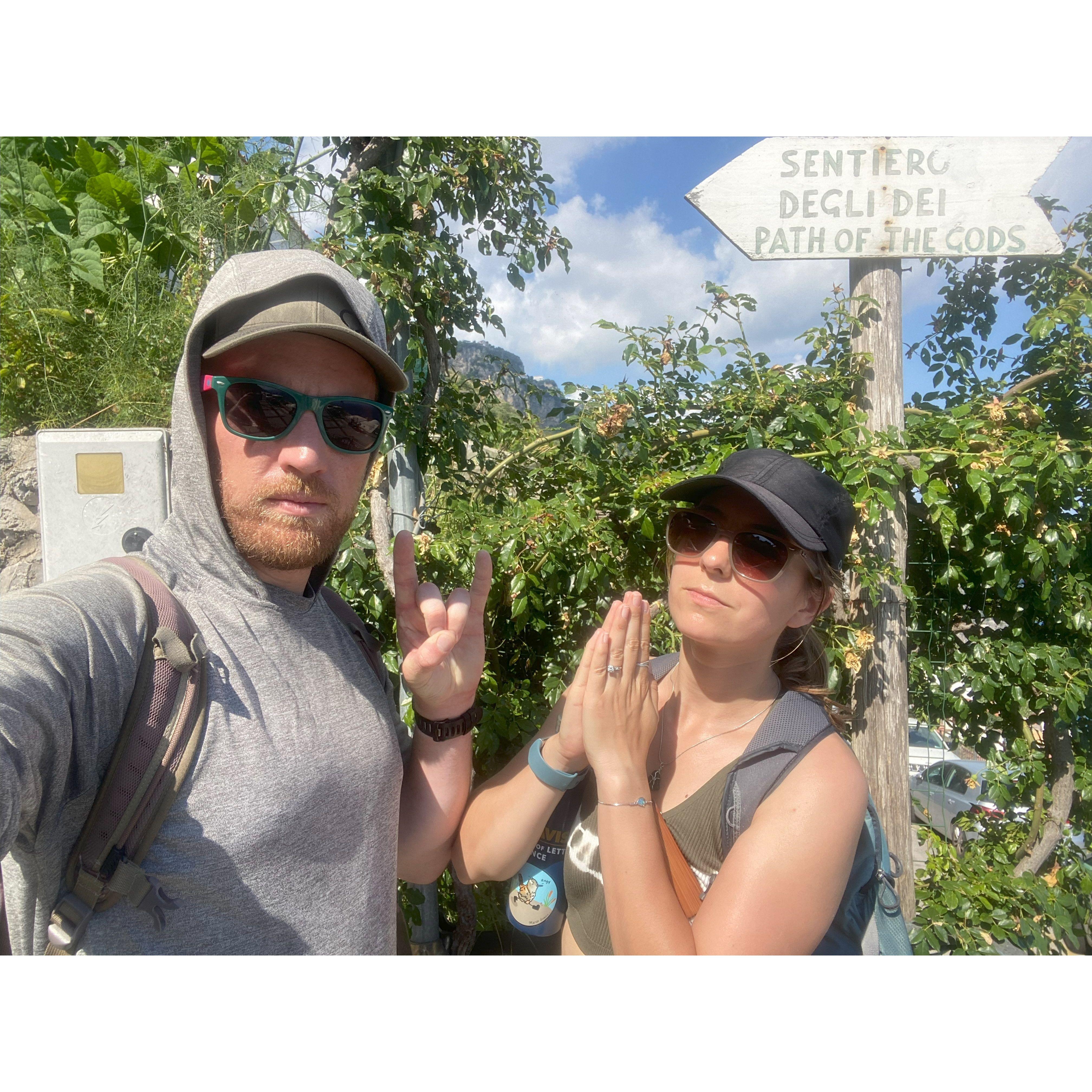Hiking along Amalfi Coast (summer 2023)