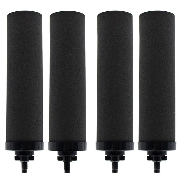 Renami 1 Micron Water Filter Replacement for Berkey® BB9-2® Black Purification Elements, Compatible with Berkey® Gravity Filter System, Pack of 4