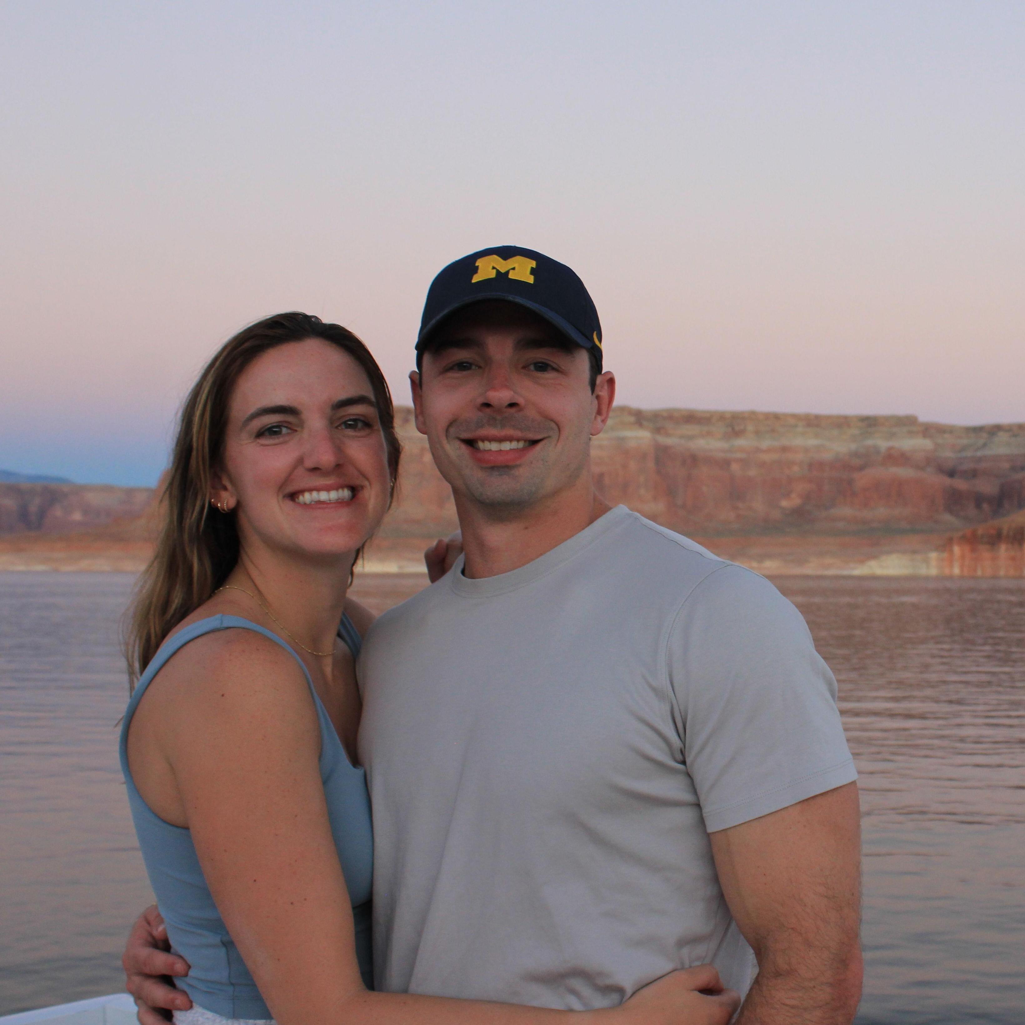 August 15th, 2024: Sunset in Lake Powell, Utah.