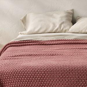 Chunky Knit Bed Blanket - Casaluna™