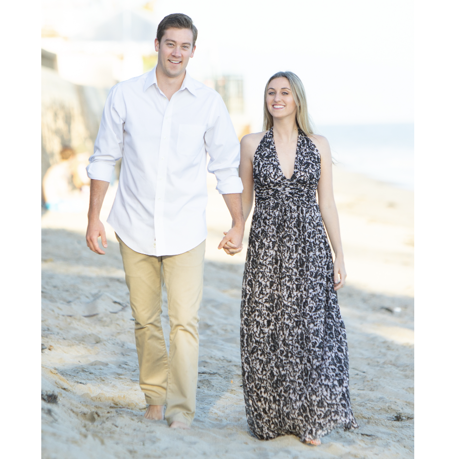 Engagement Pictures @ Butterfly Beach in Montecito, CA